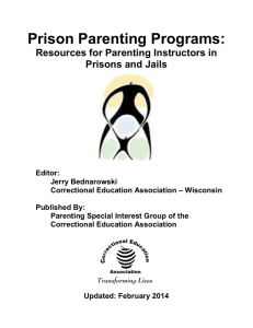 Prison Parenting Programs - Correctional Education Association
