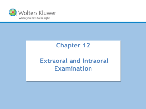 I. Extraoral Examination