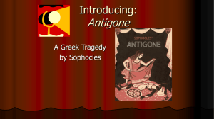 Antigone Notes