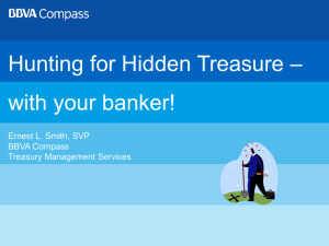 Hunting for Buried Treasury - With Your Banker!