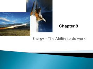 Track 1 Physics (Power, Energy, Simple Machines)