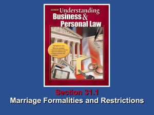 The Marriage Contract Understanding Business and Personal Law