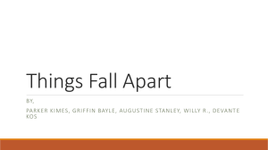 Things Fall Apart - Lakewood City Schools