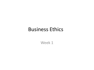 Business Ethics