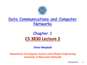 Lecture 2 - University of Wisconsin