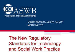 109 PR The new Model Regulatory Standards for Technology and