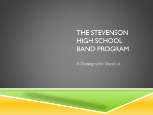 The Stevenson High School Band program