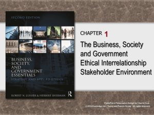 Business, Society, and Government