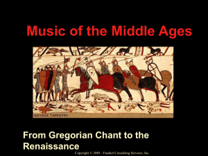Music of the Middle Ages
