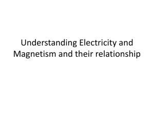 Understanding Electricity and Magnetism and their relationship
