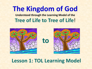 The Kingdom of God Understood through the Doctrine of the Tree of
