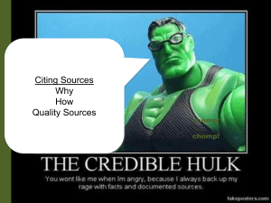 Cite Sources