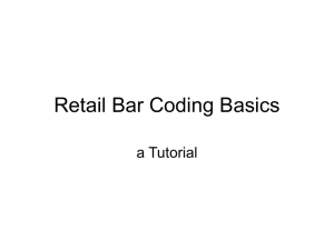 Retail Barcodes (slides) - Bars and Stripes Bar Code Software