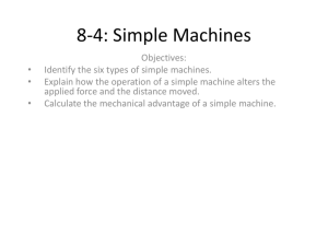 8-4: Simple Machines