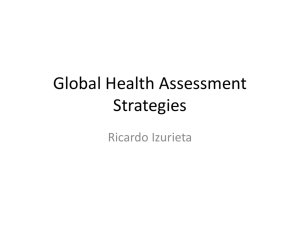 Global Health Assessment Strategies 2010 part 1 30SEP2010