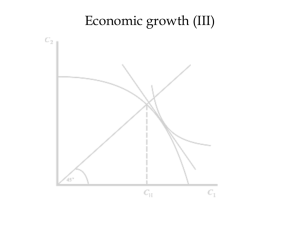Economic growth (III)