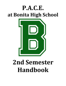 The Senior Project at Bonita High School