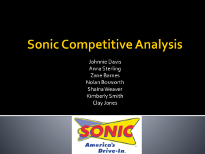 Sonic Competitive Analysis