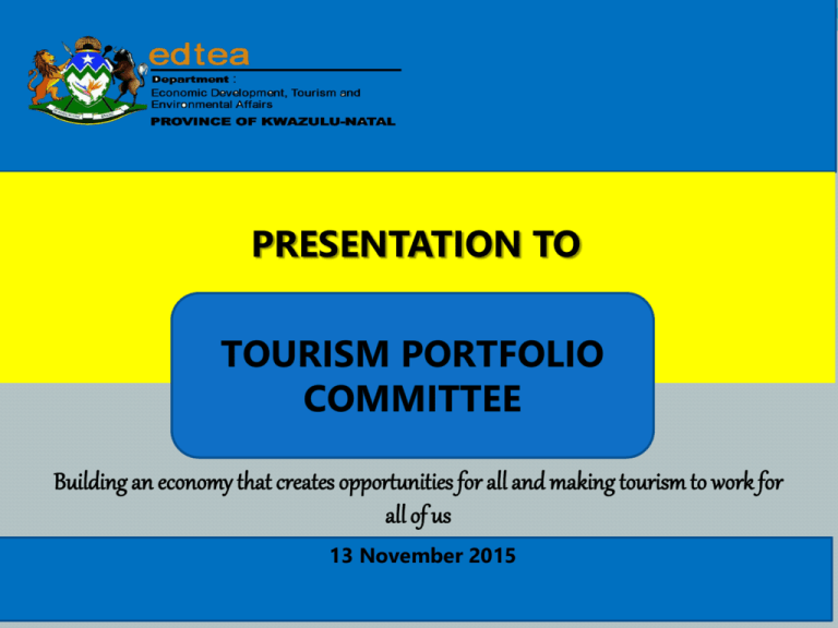 department of tourism kzn tenders