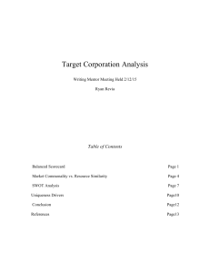 Target Company Analysis