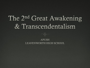 LECTURE 03_The 2nd Great Awakening