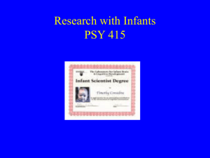 Research with Infants