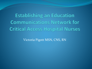 Developing an Education Network for Rural Nurses