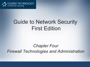 Firewall Technologies and Administration