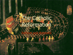 The Catholic Reformation - Online