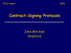 Contract-Signing Protocols