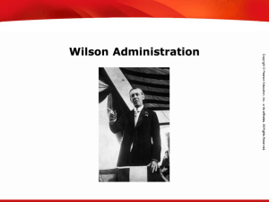 Wilson Presidency