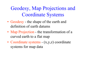 Geodesy and Map Projections
