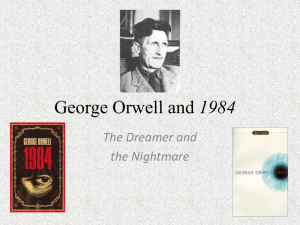 George Orwell and 1984