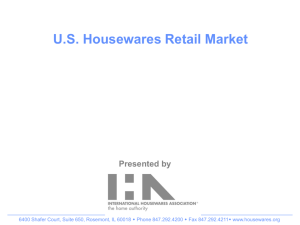 2007 Housewares Sales