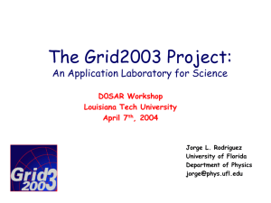 grid2003 - Physics at Louisiana Tech University