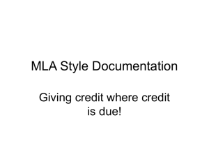MLA Style Documentation2