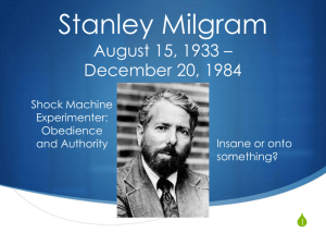 Stanley Milgram