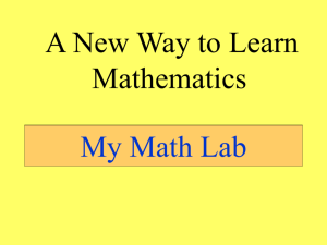 A New Way to Learn Mathematics