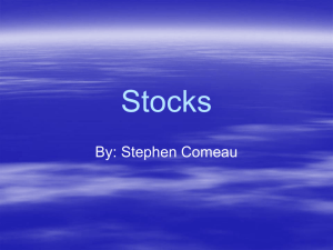 Stocks- Stephen Comeau 2-8-2011