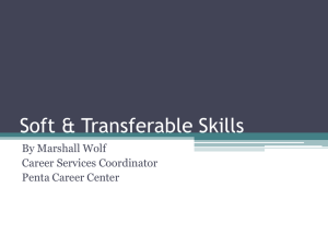Soft & Transferable Skills