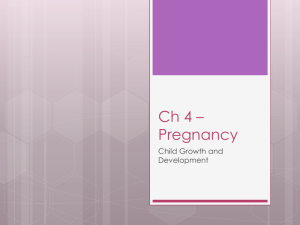 Ch 4 * Pregnancy