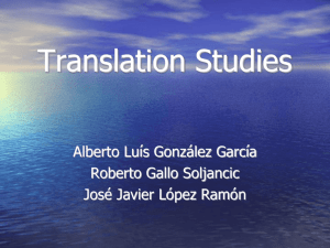 Translation Studies