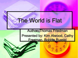 The World is Flat Presentation - Educational Leadership Portfolio