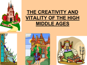 the creativity and vitality of the high middle ages - Hatboro