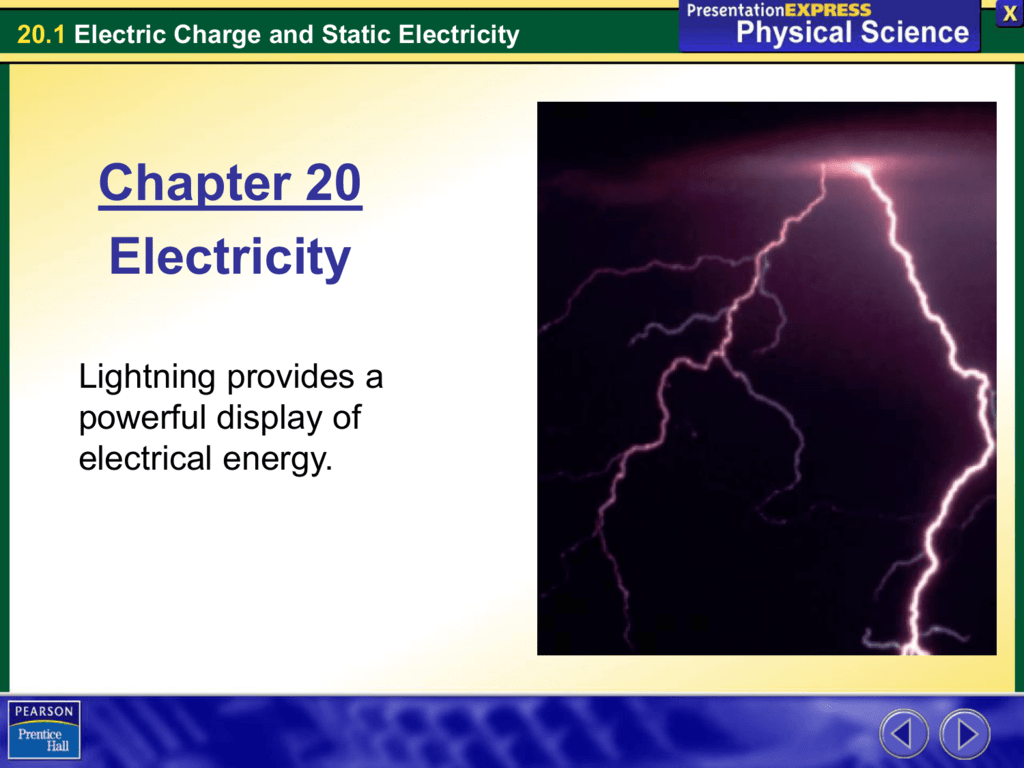  Electric Charge and Static Electricity