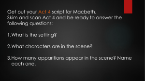 Act 4 Powerpoint and activities
