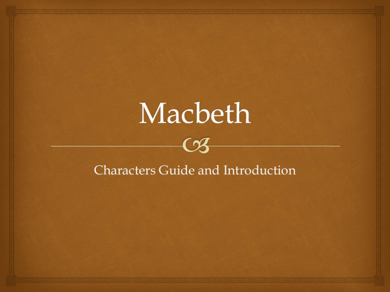 Macbeth Worth County Schools