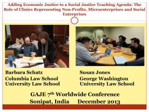 Including Economic Justice in a Social Justice Teaching Agenda