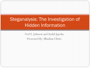 Steganalysis: The Investigation of Hidden Information