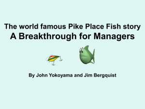 The world famous Pike Place Fish story A